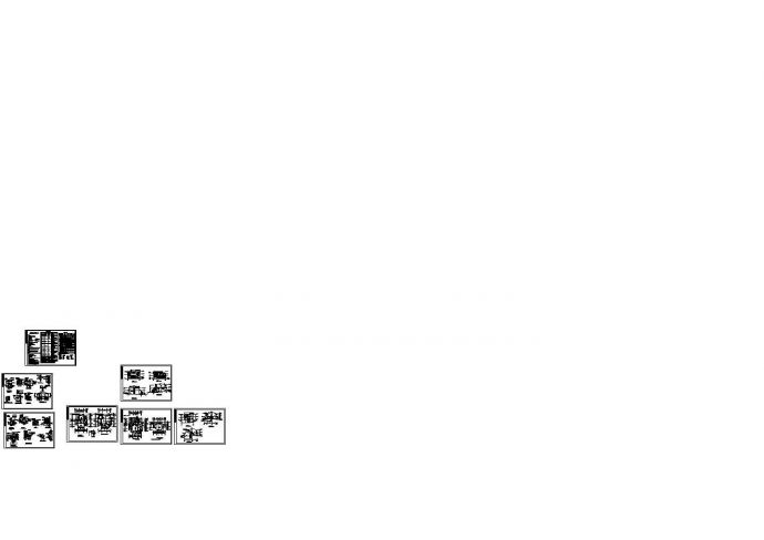 天安小区二层别墅建筑施工设计cad图纸，含说明_图1