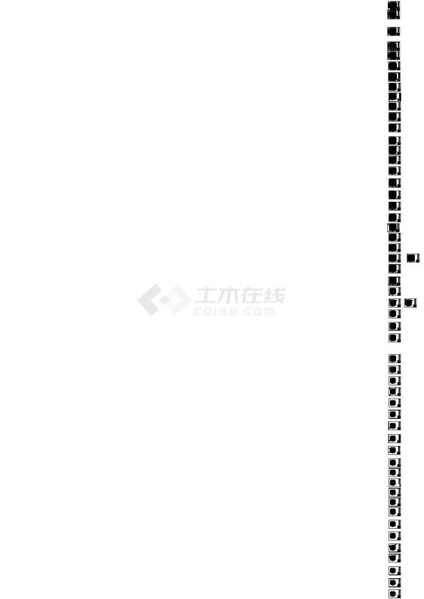 [贵州]74层型钢框架矩形核心筒结构超B级超高层综合楼结构施工图（含6层地下室）-图二