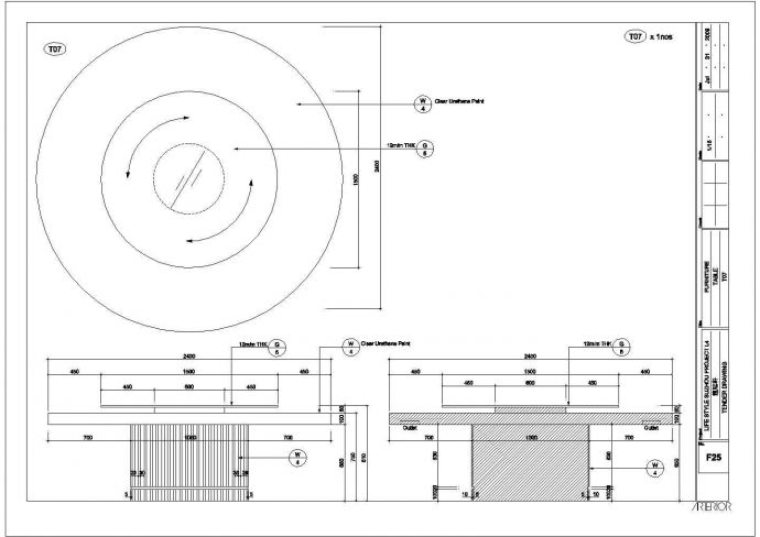 某火锅店设计施工CAD构造节点完整图纸_图1