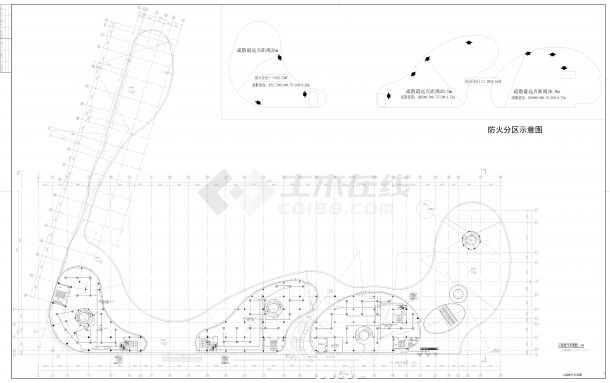 未来湖商业街（3层）设计_电气（总建筑面积：15192.49平方米）-图一
