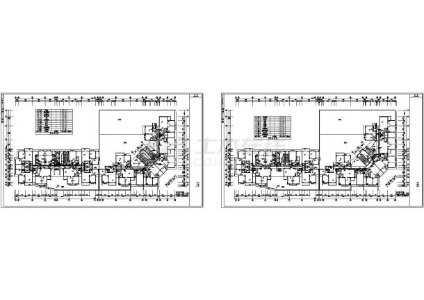 二十五层住宅电气CAD施工图-图二