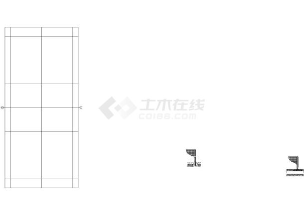 羽毛球场建筑设计施工图-图二