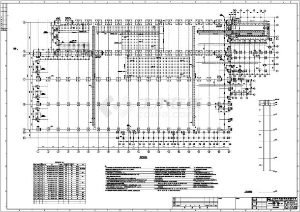 [上海]单层36.8m钢排架厂房结构施工图-图二