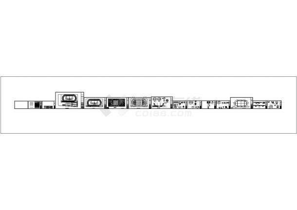 5种常用的塑胶标准跑道设计cad建筑设计施工图（含150米、200米、250米、300米、400米）-图一