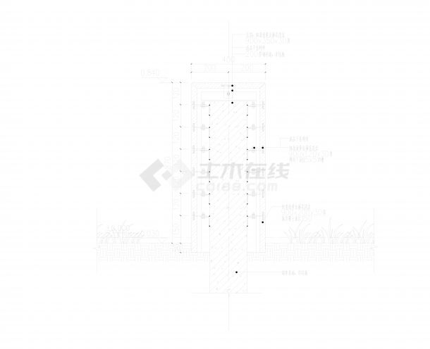 现代钢板镂空花瓣造型景观墙 CAD-图一