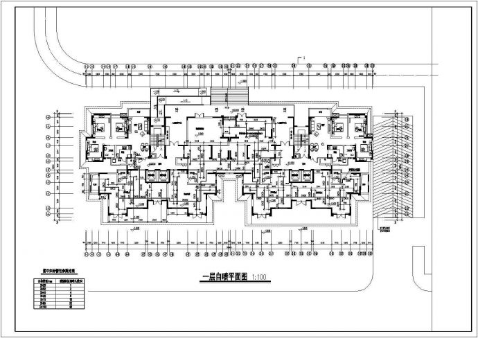 四川安置房项目给排水消防施工图（系统图详尽）_图1