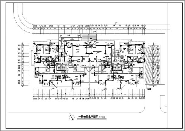 四川安置房项目给排水消防施工图（系统图详尽）-图二