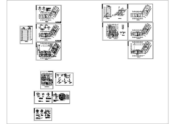 某12层住宅楼带人防给排水设计cad全套施工图（共14图）_图1