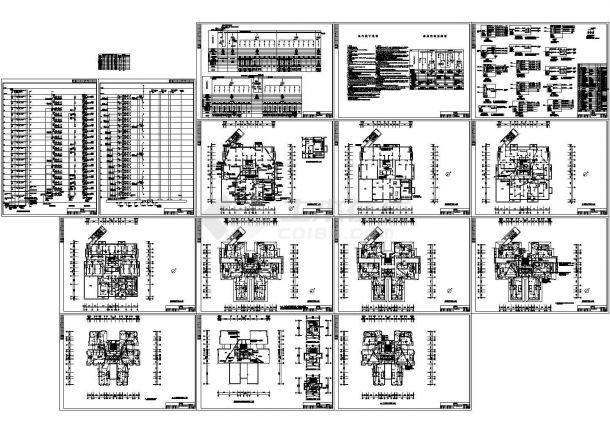 某18层住宅楼电气设计施工图-图二