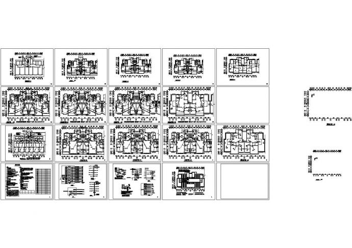 某5层住宅电气CAD施工图纸_图1