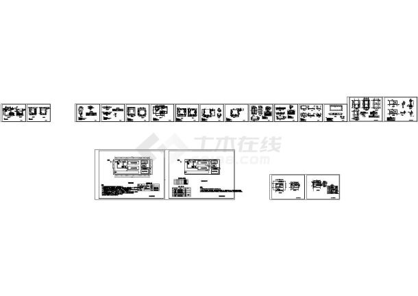 某河渠污水处理设施工程设计cad全套施工图（甲级院设计，19张图）-图一