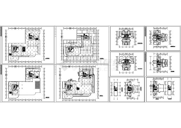 某17层商住楼弱电平面图详细设计-图一