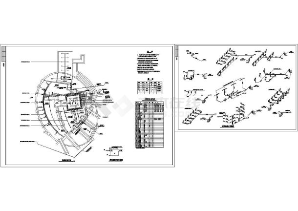 喷泉管道建筑设计施工详图-图二