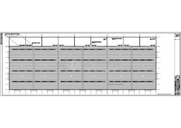 某钢结构厂房建筑结构水电施工图全套CAD车间电施-图二