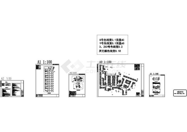 某11896㎡酒店地下停车场管理系统电气图纸-图一