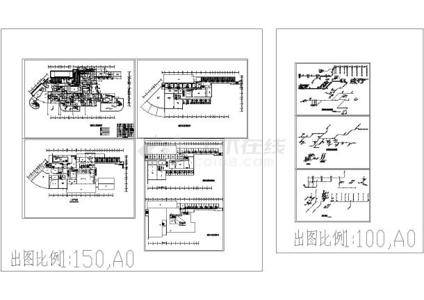 某洗浴中心给排水完整施工图-图一