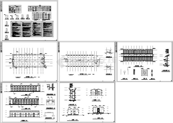 [怀化]某电力公司综合楼3号楼建筑cad设计施工图-图一