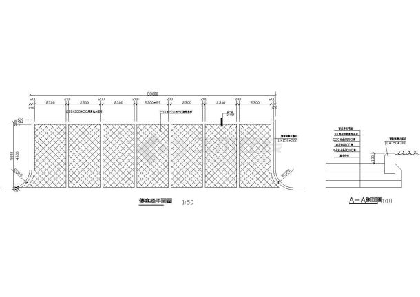 某商业区大型停车场建筑大样详图-图二