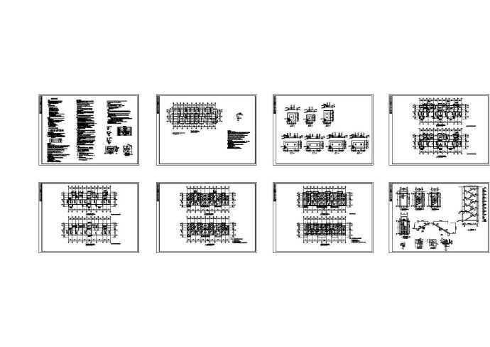 2700平米五层框架结构住宅建筑设计CAD施工图_图1