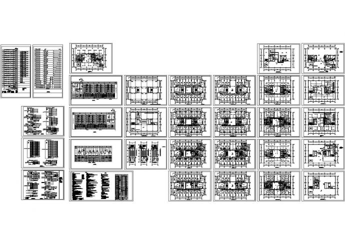 18层商住楼电气设计CAD施工图_图1