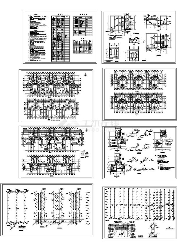 某十一层住宅给排水CAD消防施工图-图二