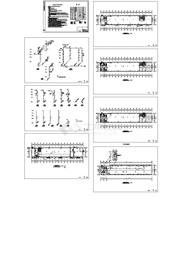 某综合楼给排水CAD设计图-图二