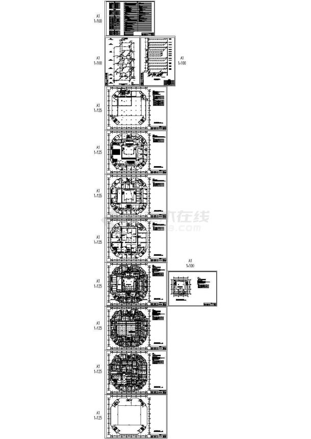 某大型娱乐场所消防给水CAD施工图-图一