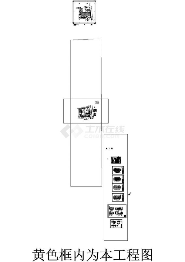 [江西]某二层办公楼建筑cad设计施工图-图一