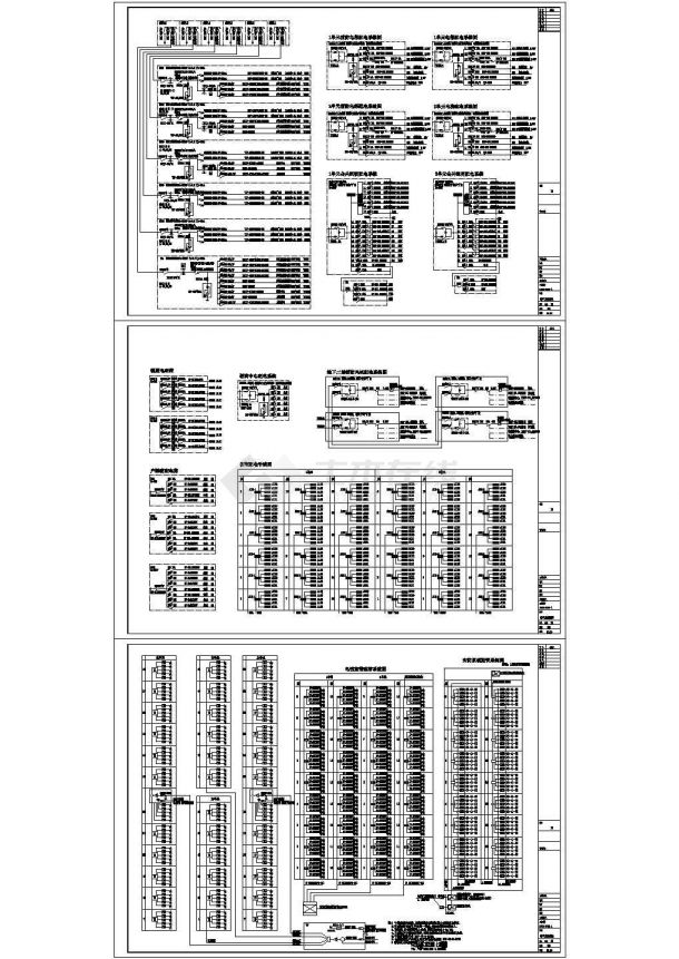 某18层住宅强弱电系统全套设计CAD施工图-图一