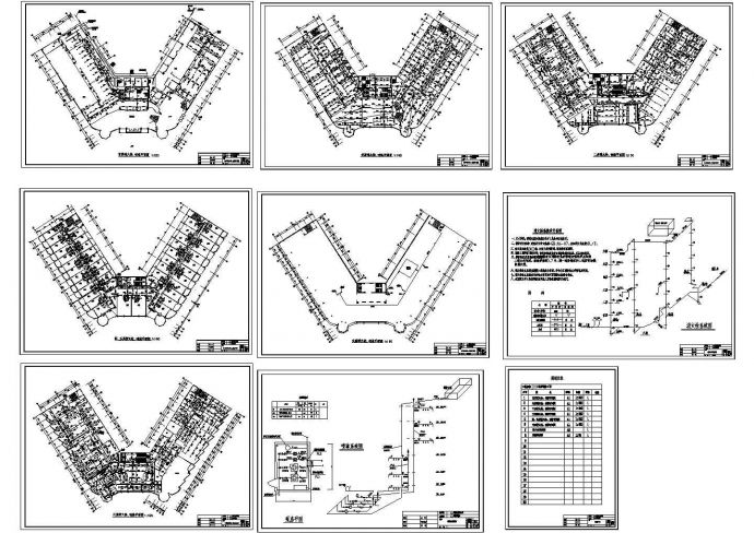 某五层酒店消防工程CAD设计施工图_图1