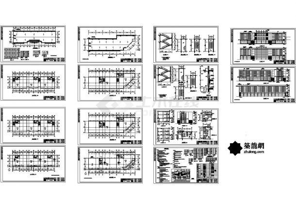 某物业管理用房建筑cad设计施工图-图二
