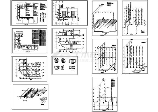 武汉市某综合楼建筑给排水CAD设计施工图-图一
