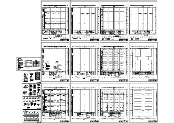 某2层大型厂房电气cad施工图纸_图1