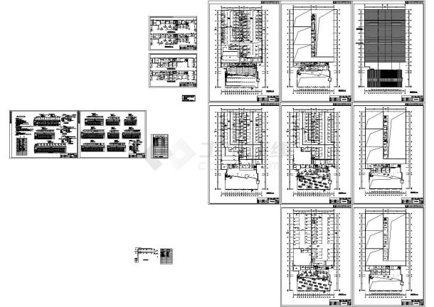 单层汽车展厅电气施工cad图(含平面图，共十四张)-图二