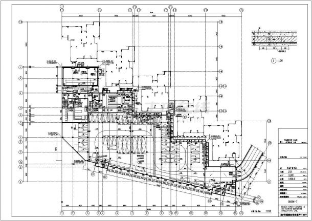 小区内超市建筑设计详图-图二