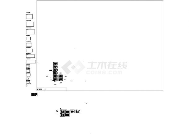 [上海]某地住宅楼群全套给排水消防施工图（含 A15～A17栋屋顶给排水平面图、给排水大样图）-图一
