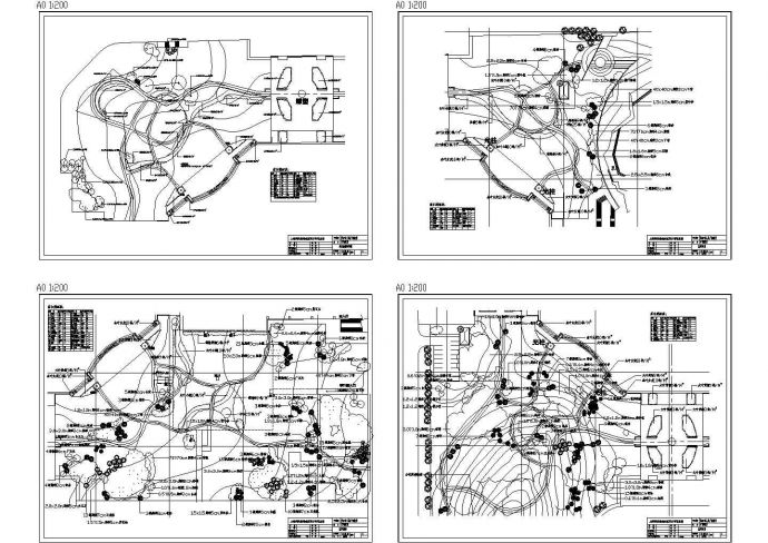 黄石市人民广场全套景观设计cad施工图（甲级设计院设计）_图1
