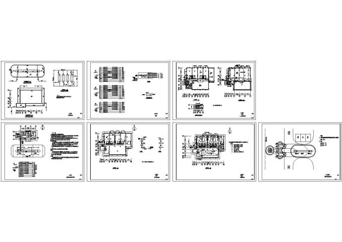 海门某加油站电气施工建筑设计cad图纸，共7张_图1