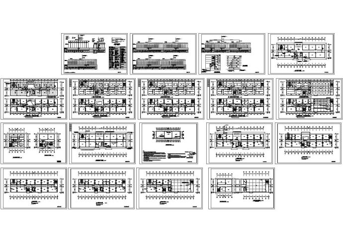 某六层办公楼电气详细设计cad施工图纸_图1