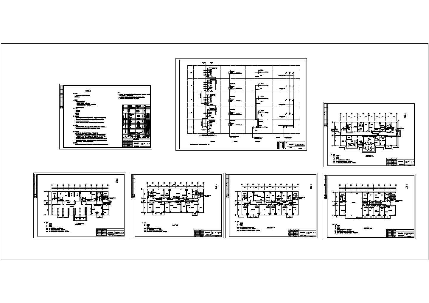 某五层联合建筑弱电设计施工图纸