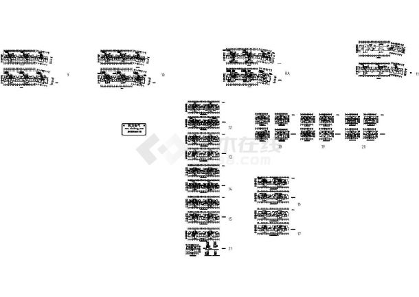 苏州某14层住宅楼电气设计CAD施工图纸-图二
