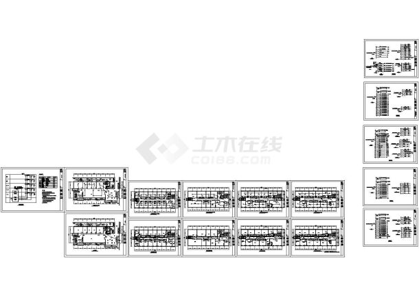 杭州某五层酒店电气CAD施工图-图一