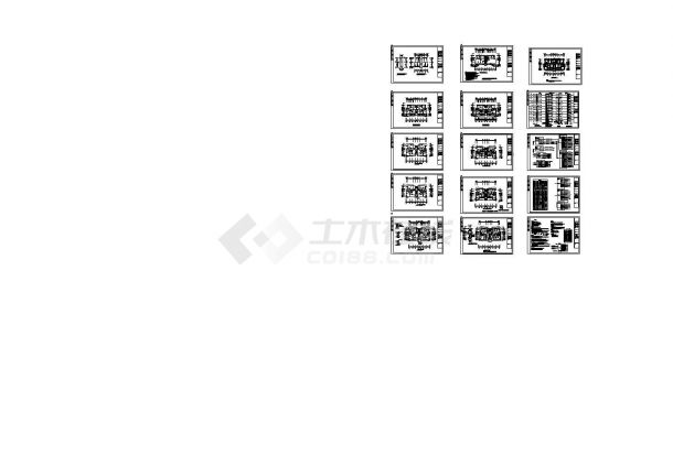 某十二层住宅楼电 气设计施工CAD图-图一