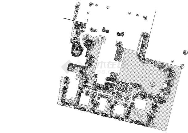 [浙江]朗道五矿崇文示范区（高档住宅区）园林植物种植设计CAD施工图（某甲级设计院设计，标注详细）-图一