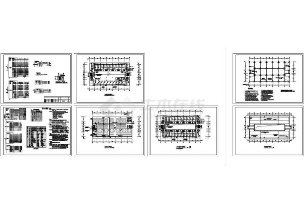 某六层员工宿舍楼电气设计施工图纸-图二
