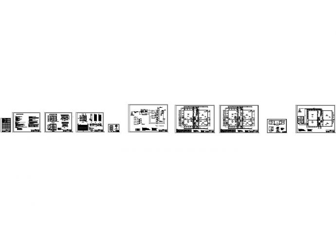 某给水处理厂全套给排水系统设计CAD施工图_图1