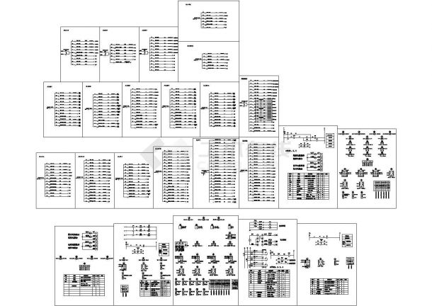 还建综合楼生产高低压的配电箱柜图CAD设计图-图二