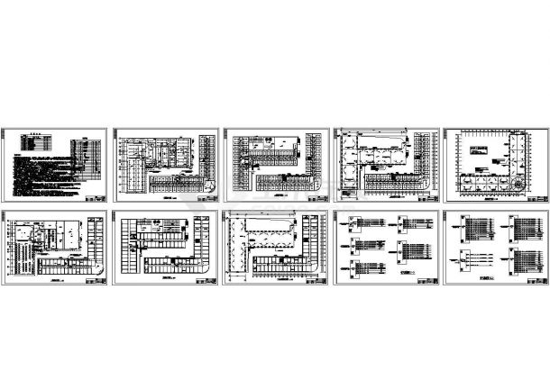 某食品厂3层员工宿舍楼电气设计CAD施工图-图二