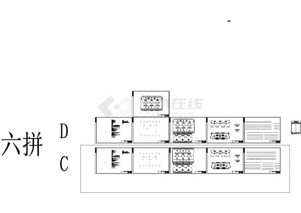 某联排别墅给排水设计cad全套施工图纸（含设计说明，含两套别墅设计）-图一