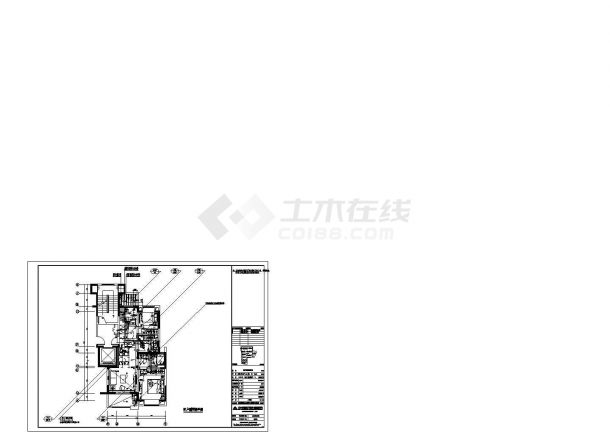 上海国际生态商务区暖通设计施工CAD图-图二